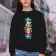 Eagle Colorful Rainbow Back To School Kids Boys Girls Youth Crewneck Sweatshirt Eagle Colorful Rainbow Back To School Kids Boys Girls Youth Crewneck Sweatshirt