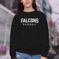 Falcons Baseball Inspired Youth Crewneck Sweatshirt