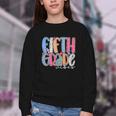 Fifth Grade Vibes 5th Grade Team Retro Back To School Youth Crewneck Sweatshirt Fifth Grade Vibes 5th Grade Team Retro Back To School Youth Crewneck Sweatshirt