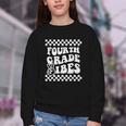 First Day Of Fourth Grade Vibes Girls Back To School Boys Youth Crewneck Sweatshirt First Day Of Fourth Grade Vibes Girls Back To School Boys Youth Crewneck Sweatshirt