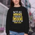 Front Office Desk Administrator Back To School Reception Youth Crewneck Sweatshirt