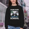 Game Over Back To School Kids First Day School Youth Crewneck Sweatshirt Game Over Back To School Kids First Day School Youth Crewneck Sweatshirt
