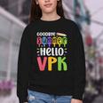 Goodbye Summer Hello VPK First Day Of VPK Back To School Youth Crewneck Sweatshirt Goodbye Summer Hello VPK First Day Of VPK Back To School Youth Crewneck Sweatshirt