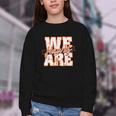 We Are Hawks Back To School Spirit O Youth Crewneck Sweatshirt We Are Hawks Back To School Spirit O Youth Crewneck Sweatshirt