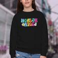 Health Aide Squad Admin Squad Back To School Youth Crewneck Sweatshirt