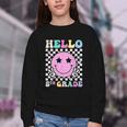 Hello 5th Grade Groovy Back To School Fifth Grade Girls Kids Youth Crewneck Sweatshirt Hello 5th Grade Groovy Back To School Fifth Grade Girls Kids Youth Crewneck Sweatshirt