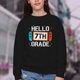 Hello 7th Grade Back To School Video Game Seventh Grade Boys Youth Crewneck Sweatshirt Hello 7th Grade Back To School Video Game Seventh Grade Boys Youth Crewneck Sweatshirt