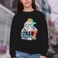HUGvyn 6 7 Baseball Number Kid Drip Ice Cream Six Seven Meme Youth Crewneck Sweatshirt HUGvyn 6 7 Baseball Number Kid Drip Ice Cream Six Seven Meme Youth Crewneck Sweatshirt