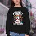 I'm Ready To Crush Preschool Unicorn Back To School Girls Youth Crewneck Sweatshirt