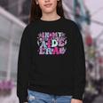 In My Instructional Aide Era Groovy Back To School Youth Crewneck Sweatshirt