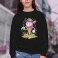 Kids Baseball Drip Ice Cream Apparel Kids Boys Mardi Gras Youth Crewneck Sweatshirt