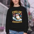 Kids Chillin In Kindergarten Penguin Student Back To School Boys Youth Crewneck Sweatshirt Kids Chillin In Kindergarten Penguin Student Back To School Boys Youth Crewneck Sweatshirt