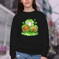 Kids St Patricks Day Shamrock Basketball Baseball Football Youth Crewneck Sweatshirt Kids St Patricks Day Shamrock Basketball Baseball Football Youth Crewneck Sweatshirt
