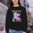 Kindergarten Here I Come Unicorn Girls Kids Back To School Youth Crewneck Sweatshirt Kindergarten Here I Come Unicorn Girls Kids Back To School Youth Crewneck Sweatshirt