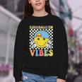 Kindergarten Vibes Kid Back To School Class Kindergarten Boy Youth Crewneck Sweatshirt Kindergarten Vibes Kid Back To School Class Kindergarten Boy Youth Crewneck Sweatshirt