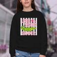 Later Second Grader Cute Alligator Back To School Graduation Youth Crewneck Sweatshirt