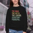 Man Myth The Legend Assistant Principal Dad Back To School Youth Crewneck Sweatshirt Man Myth The Legend Assistant Principal Dad Back To School Youth Crewneck Sweatshirt
