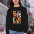 Middle School Gradution Back To School Next Stop High School Youth Crewneck Sweatshirt