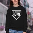 No Place Like Home Baseball Home Plate Youth Crewneck Sweatshirt No Place Like Home Baseball Home Plate Youth Crewneck Sweatshirt