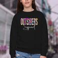 Outsiders Squad Tie Dye Back To School Women Appreciation Youth Crewneck Sweatshirt Outsiders Squad Tie Dye Back To School Women Appreciation Youth Crewneck Sweatshirt
