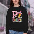 P Is For Principal Back To School Pencil Bow Principal Women Youth Crewneck Sweatshirt P Is For Principal Back To School Pencil Bow Principal Women Youth Crewneck Sweatshirt