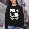 Pre-K Dude First Day Back To School Preschool Boys Kid Youth Crewneck Sweatshirt Pre-K Dude First Day Back To School Preschool Boys Kid Youth Crewneck Sweatshirt