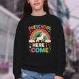 Preschool Here I Come Unicorn Back To School Preschool Girls Youth Crewneck Sweatshirt Preschool Here I Come Unicorn Back To School Preschool Girls Youth Crewneck Sweatshirt