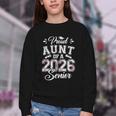 Proud Aunt Of A 2026 Senior Baseball Graduate Youth Crewneck Sweatshirt