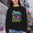 Proud Brother Of 2026 Kindergarten Graduate Back To School Youth Crewneck Sweatshirt Proud Brother Of 2026 Kindergarten Graduate Back To School Youth Crewneck Sweatshirt