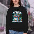 Ready To Attack Kindergarten Pirate Shark Back To School Youth Crewneck Sweatshirt Ready To Attack Kindergarten Pirate Shark Back To School Youth Crewneck Sweatshirt