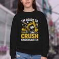 Im Ready To Crush Kindergarten Boys Back To School Youth Crewneck Sweatshirt Im Ready To Crush Kindergarten Boys Back To School Youth Crewneck Sweatshirt