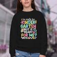 Ready For Kindergarten But Is It Ready For Me Back To School Youth Crewneck Sweatshirt Ready For Kindergarten But Is It Ready For Me Back To School Youth Crewneck Sweatshirt