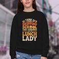 Remember I'm The Lunch Lady Back To School Cafeteria Worker Youth Crewneck Sweatshirt