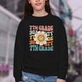 Retro 7th Grade Daisy Colorful Back To School Seventh Grade Youth Crewneck Sweatshirt Retro 7th Grade Daisy Colorful Back To School Seventh Grade Youth Crewneck Sweatshirt
