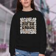 Retro Flower Power Squared Fifth 5th Grade Back To School Youth Crewneck Sweatshirt Retro Flower Power Squared Fifth 5th Grade Back To School Youth Crewneck Sweatshirt