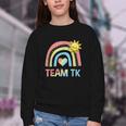 Retro Team TK Back To School Transitional Kindergarten Youth Crewneck Sweatshirt Retro Team TK Back To School Transitional Kindergarten Youth Crewneck Sweatshirt