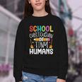 School Custodian Of Tiny Humans Back To School Janitor Youth Crewneck Sweatshirt School Custodian Of Tiny Humans Back To School Janitor Youth Crewneck Sweatshirt