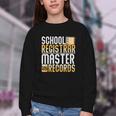 School Registrar Appreciation Back To School Registrar Youth Crewneck Sweatshirt