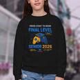 Senior Class Of 2026 Back To School Gamer Senior 2026 Youth Crewneck Sweatshirt