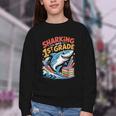Sharking Into 1st Grade Back To School Shark Youth Crewneck Sweatshirt