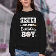 Sister Of The Birthday Boy Baseball Bday Family Youth Crewneck Sweatshirt Sister Of The Birthday Boy Baseball Bday Family Youth Crewneck Sweatshirt