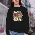 In My Sixth Grade Era Retro 6th Grade Back To School Youth Crewneck Sweatshirt