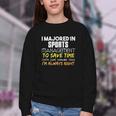 Sports Management Major For Back To School Youth Crewneck Sweatshirt