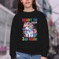 Student Unicorn Ready Back To School Crush 3rd Grade Girls Youth Crewneck Sweatshirt Student Unicorn Ready Back To School Crush 3rd Grade Girls Youth Crewneck Sweatshirt