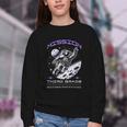 Third Grade Back To School Space Rocket Astronaut Youth Crewneck Sweatshirt