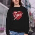 Tigers Heart Back To School Spirit M Youth Crewneck Sweatshirt Tigers Heart Back To School Spirit M Youth Crewneck Sweatshirt