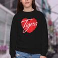 Tigers Heart Back To School Spirit R Youth Crewneck Sweatshirt Tigers Heart Back To School Spirit R Youth Crewneck Sweatshirt