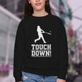 Touchdown Baseball Football Sports Youth Crewneck Sweatshirt Touchdown Baseball Football Sports Youth Crewneck Sweatshirt