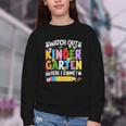 Watch Out Kindergarten Here I Come Back To School Girls Kids Youth Crewneck Sweatshirt Watch Out Kindergarten Here I Come Back To School Girls Kids Youth Crewneck Sweatshirt