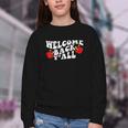 Welcome Back To School Happy First Day Of School 2025 2026 Youth Crewneck Sweatshirt Welcome Back To School Happy First Day Of School 2025 2026 Youth Crewneck Sweatshirt
